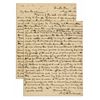 Image 1 : Lincoln Assassination Letter -- ''...Rev. [George] Porter...simply reiterates what he has heard from