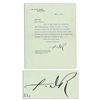Image 1 : Franklin D. Roosevelt Letter Signed as President -- ''...[columnist is]...writing stuff which rejoic
