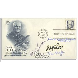 WWII Doolittle's Tokyo Raiders Cover Signed by 5 Crew Members Including Doolittle Himself