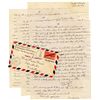 Image 1 : Rene Gagnon Autograph Letter Signed 5 Times From The Central Pacific in October 1944 -- ''...pup ten