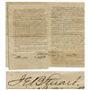 Image 1 : Confederate Cavalry General J.E.B. Stuart Document Signed as a US Quartermaster