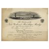 Image 1 : Invitation to the Brooklyn Bridge Opening Ceremony -- Near Fine & Printed by Tiffany & Co.