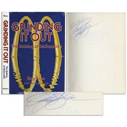 Ray Kroc Signed Copy of ''Grinding It Out: The Making of McDonald's''