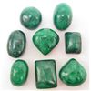 Image 1 : LOT OF 111.8 CTS. OF NATURAL GREEN EMERALDS