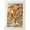Image 1 : C. 1900 "COMMON BIRDS" COLOR PRINT