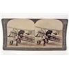 Image 1 : ANTIQUE STEREOVIEW CARD OF U.S. AIR MAIL PLANE