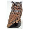 Image 2 : HAND CARVED BUFFALO HORN OWL FIGURINE