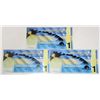 Image 1 : LOT OF 3 ANTARCTICA CURRENCY 2011 1 DOLLAR BANK NOTES