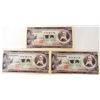 Image 1 : LOT OF 3 JAPANESE CURRENCY 1953 100 YEN BANK NOTES