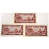 Image 2 : LOT OF 3 JAPANESE CURRENCY 1953 100 YEN BANK NOTES
