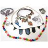 Image 1 : LARGE LOT OF COSTUME JEWELRY - 7 PIECES