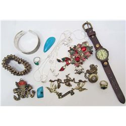 LARGE LOT OF JEWELRY & MISC.