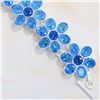 Image 2 : GORGEOUS BLUE TOPAZ STYLE FASHION BRACELET