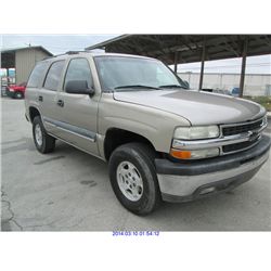 2002 - CHEVROLET TAHOE