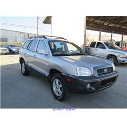 2002 - HYUNDAI SANTA FE!