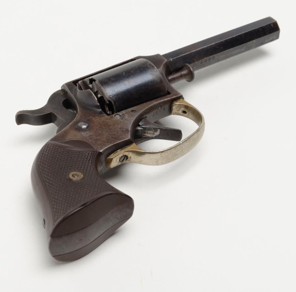Remington-Rider DA Pocket Conversion revolver, .32RF cal., 3” octagon ...
