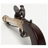 Image 11 : Continental flintlock blunderbuss pistol with  under mounted spring bayonet circa early 19th  centur