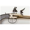 Image 5 : Continental flintlock blunderbuss pistol with  under mounted spring bayonet circa early 19th  centur
