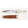 Image 2 : Spear point Bowie knife marked “Henry C. Booth,  Norfork Works, Sheffield” circa 1840s to 1860s  wit