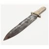 Image 8 : Spear point Bowie knife marked “Henry C. Booth,  Norfork Works, Sheffield” circa 1840s to 1860s  wit