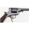 Image 11 : Adams patent double action revolver in .44 caliber  percussion cased with accessories showing A.F.  
