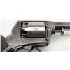 Image 13 : Cased double action percussion revolver with Adams  patent markings and A.F. proof probably  indicat