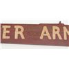 Image 3 : Early Winchester Factory two-sided Advertising  metal sign and bracket mount, approx. 43” overall  i