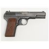 Image 1 : Russian Model T T–33 Tokarev semi-automatic pistol  in .30 caliber showing enamel emblem inlaid into
