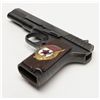 Image 7 : Russian Model T T–33 Tokarev semi-automatic pistol  in .30 caliber showing enamel emblem inlaid into