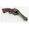 Image 14 : Colt SAA revolver, .45 cal., 4-3/4” barrel, blue  finish, replaced smooth wood grips, #255878,  back