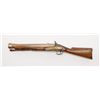 Image 1 : Massive flintlock naval style rail gun with cast  naval brass cannon type barrel. The barrel is  eng