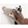 Image 8 : Massive flintlock naval style rail gun with cast  naval brass cannon type barrel. The barrel is  eng