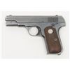 Image 1 : Colt Model 1903 Hammerless Pocket U.S. Military  Model semi-automatic pistol, cal. 32, Serial  #5558