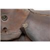 Image 11 : Confederate Jennifer saddle with forged iron Texas  Star stirrups marked “36 Texas” remaining in fai