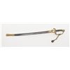 Image 1 : U.S. Model 1850 officer’s sword with fancy brass  mounted scabbard and hilt period in script  “Prese