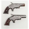 Image 2 : Pair of iron frame Southerner Derringer’s in .41  rimfire caliber manufactured by Merrimack Arms  Co