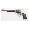 Image 2 : Colt SAA revolver, .45 Colt cal., 7-1/2” barrel,  blue and case hardened finish, checkered hard  rub