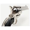 Image 15 : Colt SAA Lawman Series Bat Masterson revolver, .45  cal., 4-3/4” barrel, nickel finish, checkered  b