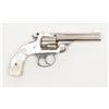Image 1 : Smith & Wesson DA top break revolver, .38 cal., 4”  barrel, nickel finish, pearl grips, #537995,  in
