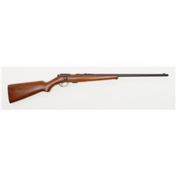 Winchester Model 56 bolt action rifle, .22LR cal.,  22” round barrel, blue finish, wood stock,  chec