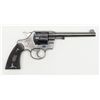 Image 1 : Colt Army Special DA revolver, .38 cal., 6”  barrel, blue finish, checkered black hard rubber  grips