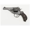 Image 2 : Webley Mark I DA top break revolver, .455 cal., 4”  barrel, military finish, checkered black hard  r