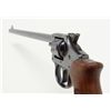 Image 8 : H&R Hunter Model DA revolver, .22 cal., 10” round  barrel, blue finish, extended checkered wood  gri