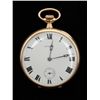 Image 1 : Howard open face watch, 23 jewel, 14KT gold, fine  condition and working at time of description.    