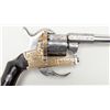 Image 11 : High quality and unusual two tone pinfire revolver  in original to the period French style case circ