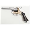 Image 5 : High quality and unusual two tone pinfire revolver  in original to the period French style case circ