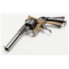 Image 7 : High quality and unusual two tone pinfire revolver  in original to the period French style case circ