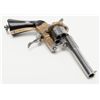 Image 9 : High quality and unusual two tone pinfire revolver  in original to the period French style case circ