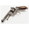 Image 7 : Double action pinfire revolver marked “Dumonthier”  and is approximately 7.5 mm with nickel plated  