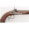 Image 3 : Continental half stock dueling/target percussion  pistol, #1 of a pair, .43 (.433 ball) caliber or  